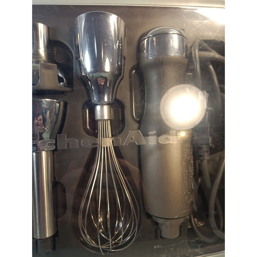 KitchenAid KHB2561ACS0 Immersion Hand Blender 5 Speed Architect Gray Silver - Picture 2 of 3
